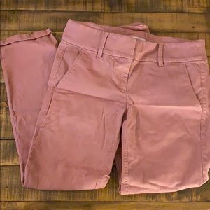 LOFT Modern Chino Cropped pants